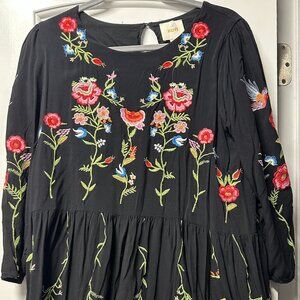 Maeve Allison Embroidered Tunic Dress